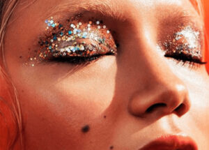 glitter na maquiagem