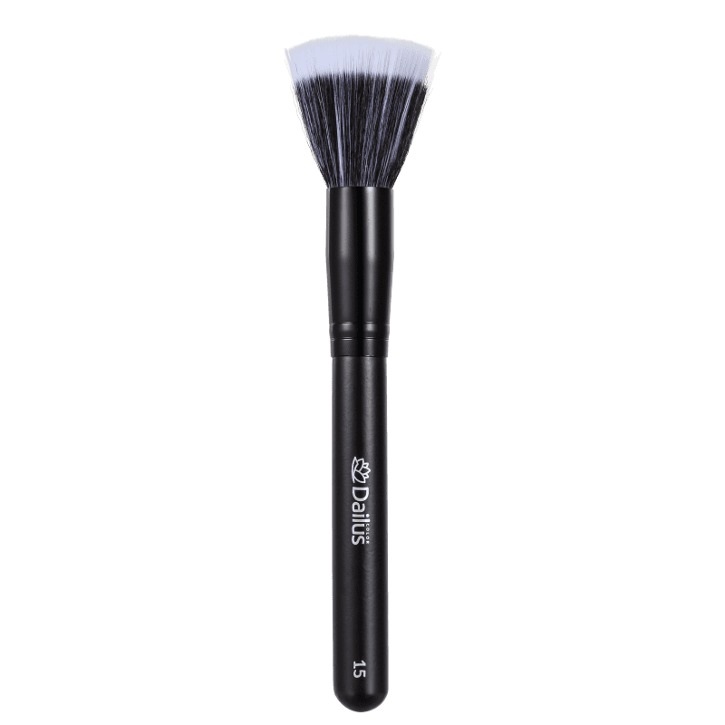 Kit básico de pincéis de maquiagem com duo fiber