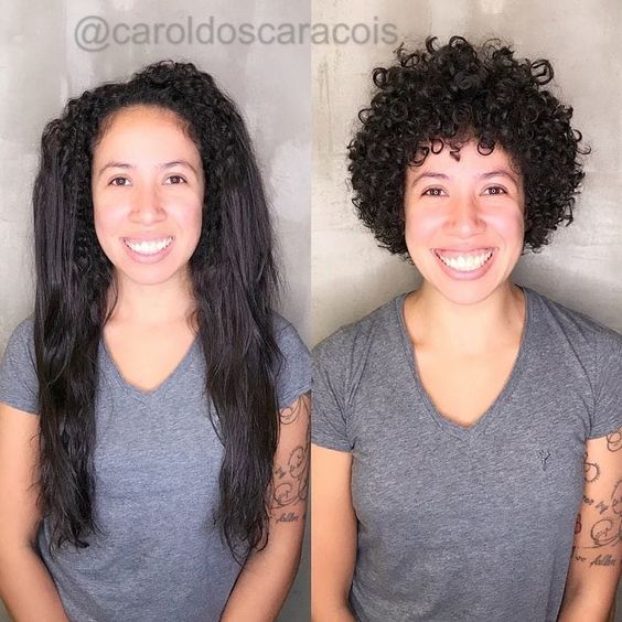 Cabelo Cacheado Curto - Juliana Rakoza