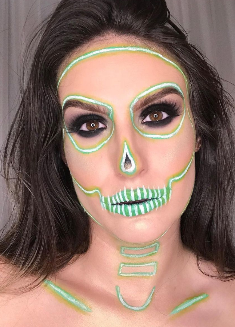 Truques de maquiagem de Halloween - Juliana Rakoza